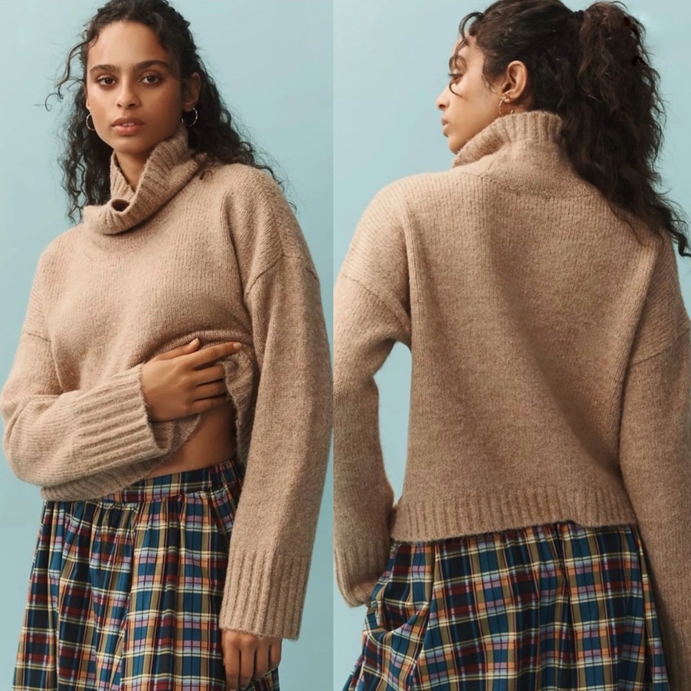 NWT Anthropologie Pilcro The Lennon Turtleneck Sweater